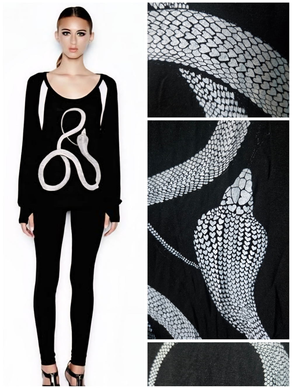 Lauren Moshi Snake Heart shirt